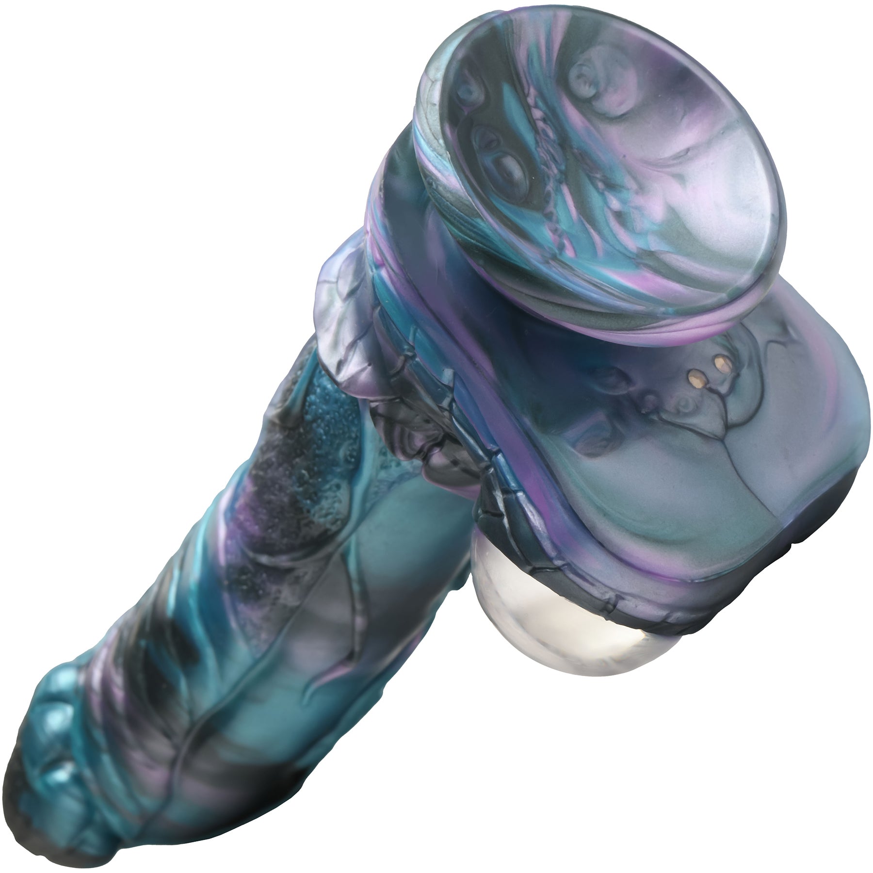 Astro Thrust 8" Thrusting & Vibrating Silicone Suction Cup Dildo With Remote By Creature Cocks