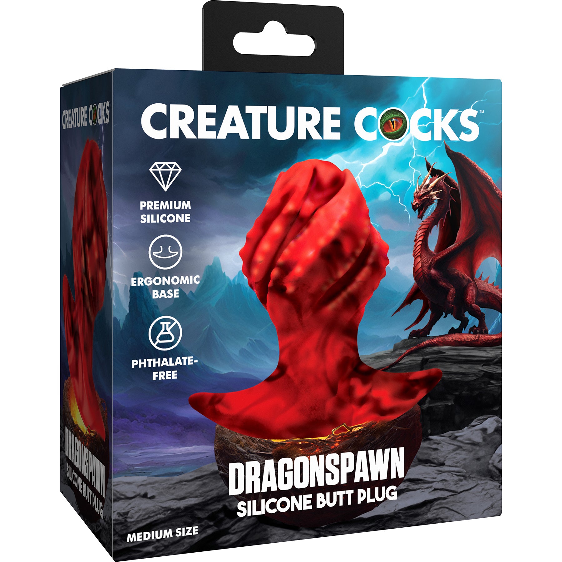 Dragonspawn Silicone Butt Plug By Creature Cocks