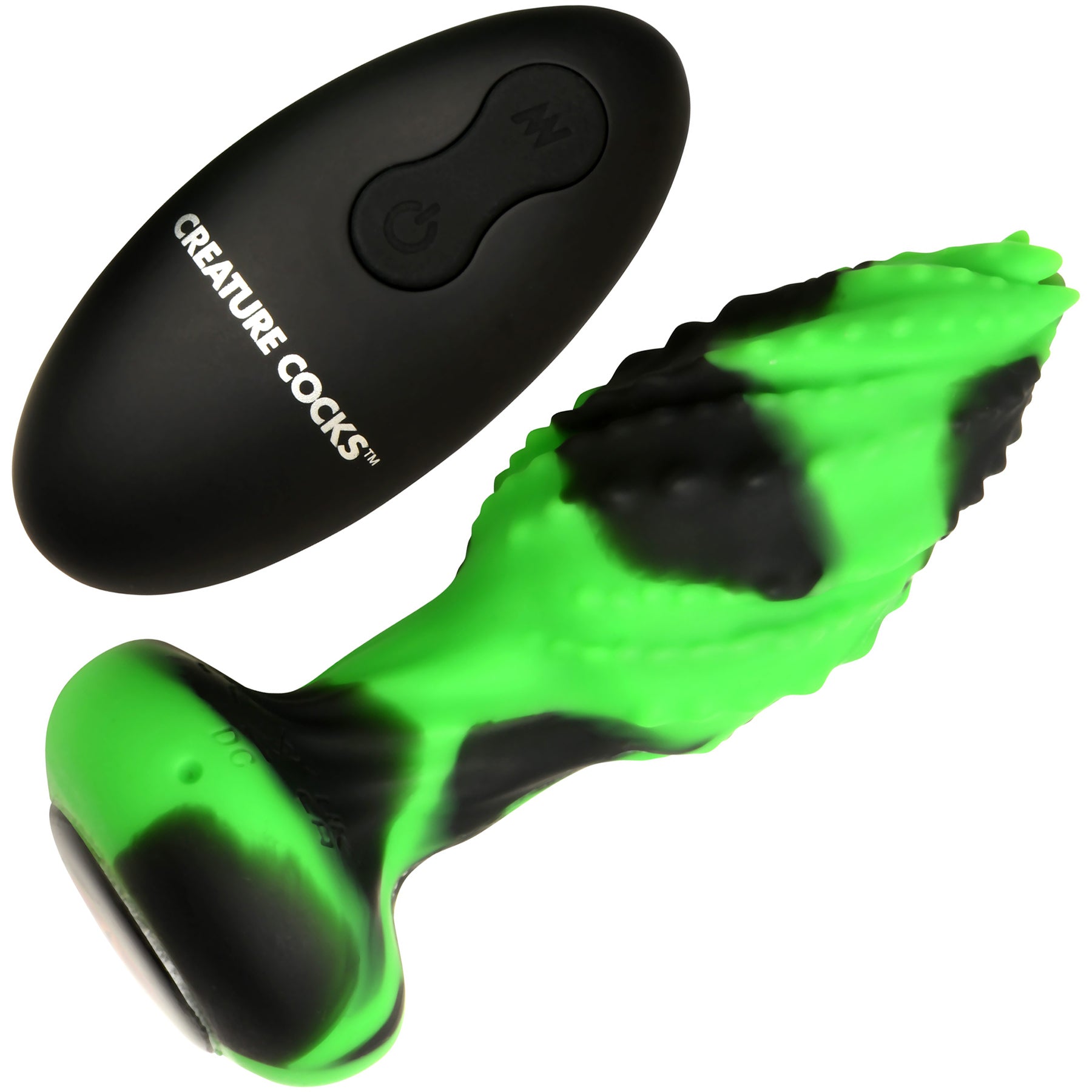 Eye Of The Spawn Vibrating & Squirming Silicone Butt Plug By Creature Cocks