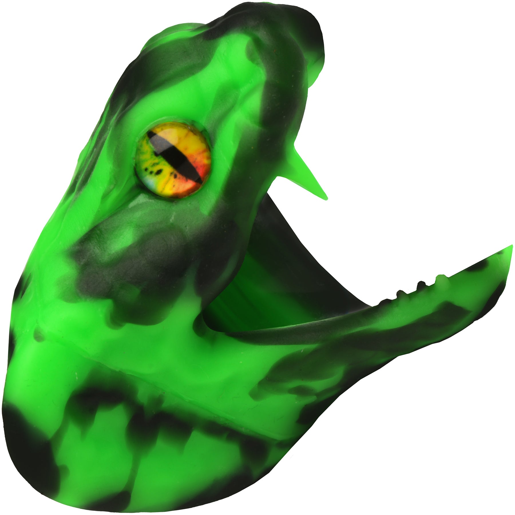 Master Cobra Silicone Cock Ring By Creature Cocks - Green