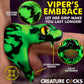 Master Cobra Silicone Cock Ring By Creature Cocks - Green