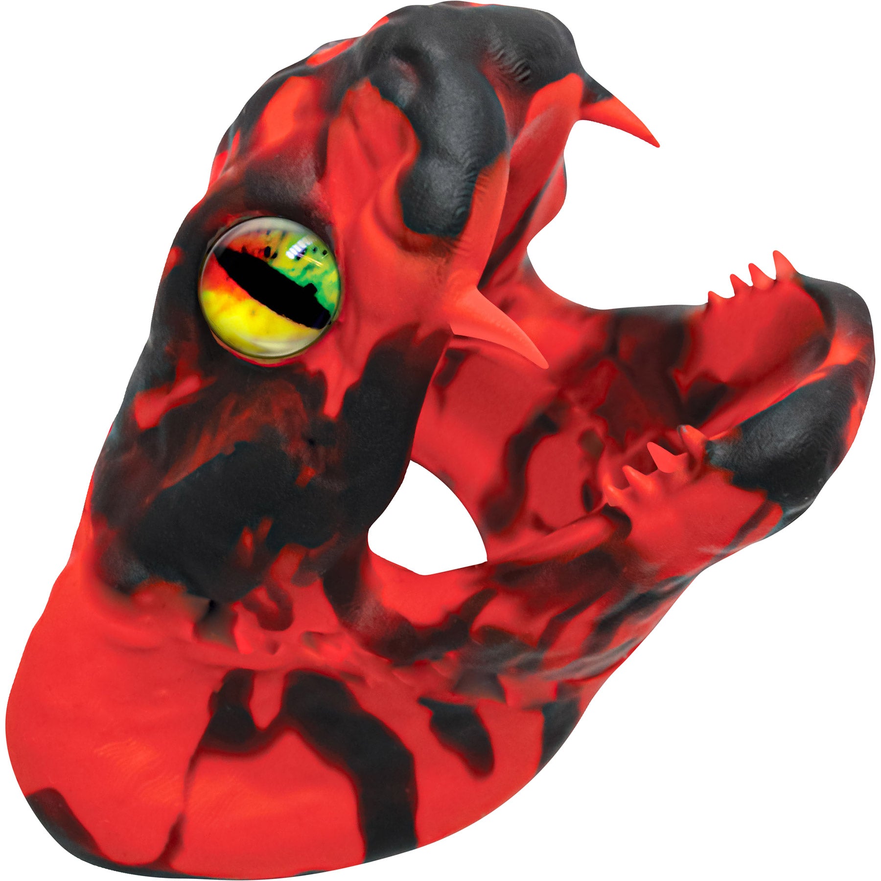 Master Cobra Silicone Cock Ring By Creature Cocks - Red