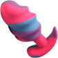 Unicorn Swirl Silicone Butt Plug By Creature Cocks - Large