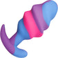Unicorn Swirl Silicone Butt Plug By Creature Cocks - Large
