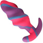 Unicorn Swirl Silicone Butt Plug By Creature Cocks - Medium
