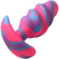 Unicorn Swirl Silicone Butt Plug By Creature Cocks - Medium