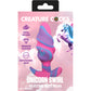 Unicorn Swirl Silicone Butt Plug By Creature Cocks - Medium