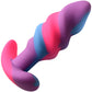 Unicorn Swirl Silicone Butt Plug By Creature Cocks - Small