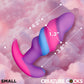 Unicorn Swirl Silicone Butt Plug By Creature Cocks - Small