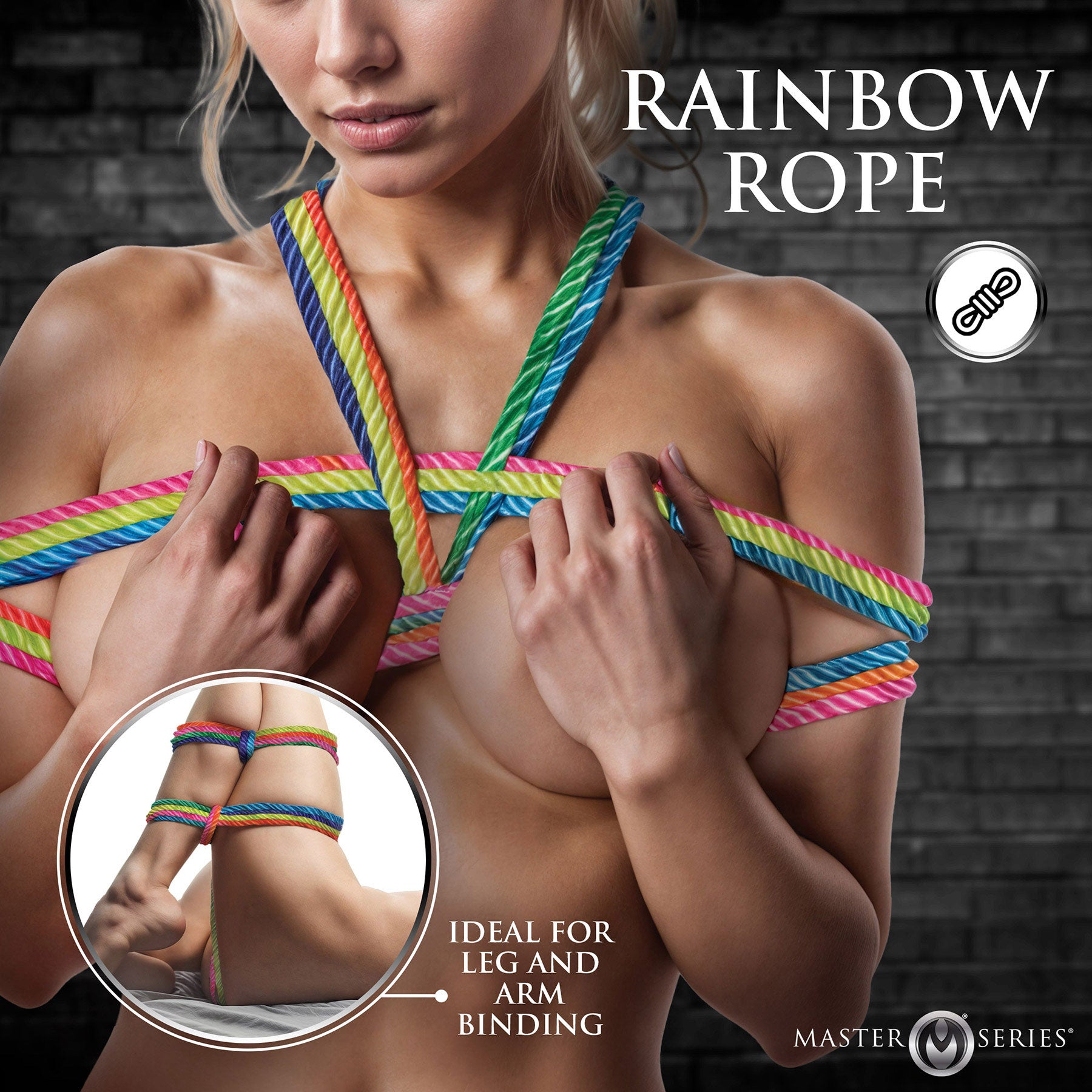 Master Series Rainbow Bondage Rope