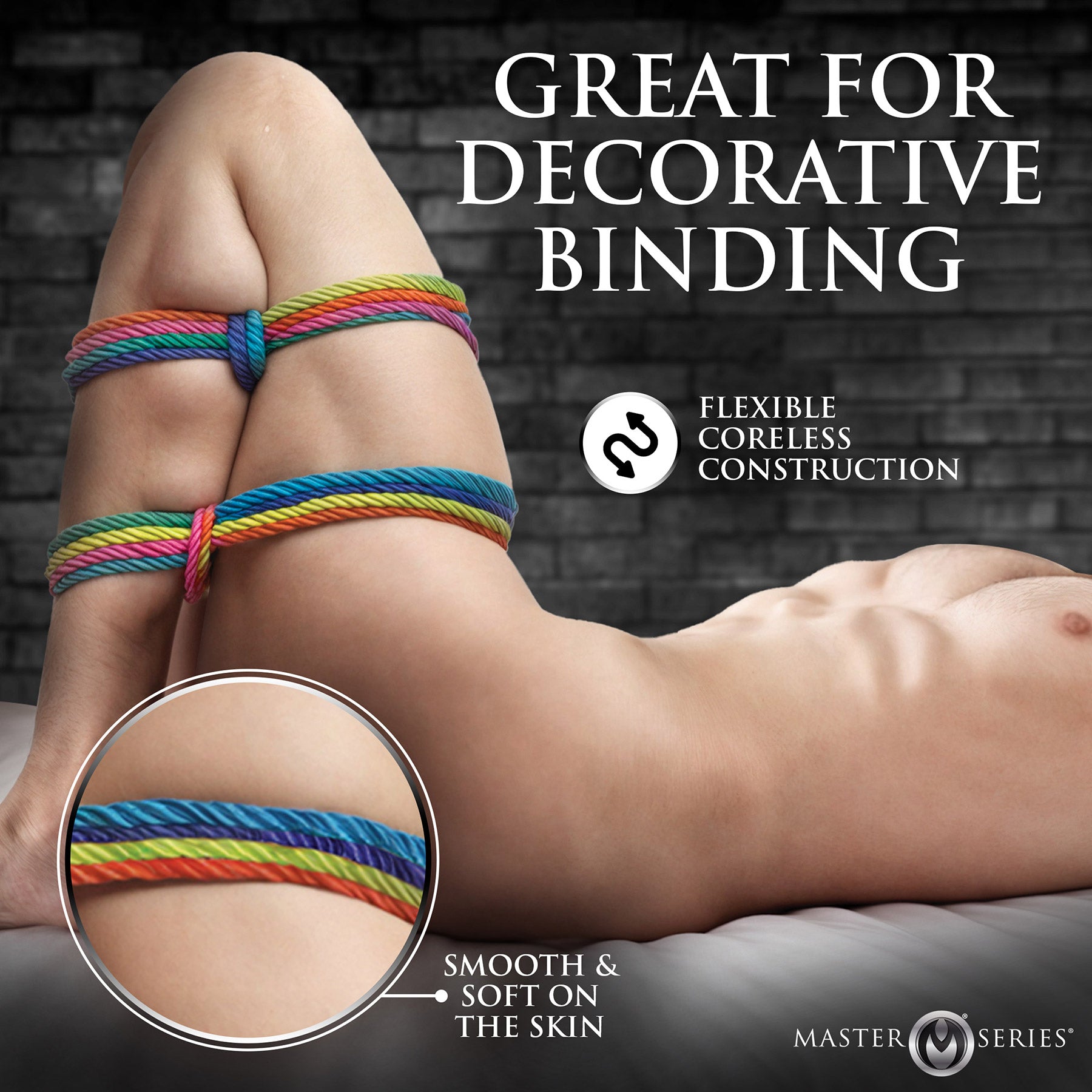Master Series Rainbow Bondage Rope