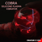 Cobra Rechargeable Silicone Dual Use Plasma Vibrator By Creature Cocks - Glow In Motion