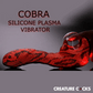 Cobra Rechargeable Silicone Dual Use Plasma Vibrator By Creature Cocks - Glow In Motion