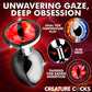 Sinister Eye Red Eye Metal Butt Plug By Creature Cocks - Large