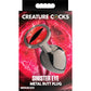 Sinister Eye Red Eye Metal Butt Plug By Creature Cocks - Medium