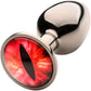Sinister Eye Red Eye Metal Butt Plug By Creature Cocks - Small