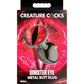 Sinister Eye Red Eye Metal Butt Plug By Creature Cocks - Small