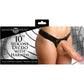 Master Series 10" Realistic Silicone Dildo With Harness