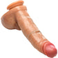 Master Series 10" Realistic Silicone Dildo With Harness