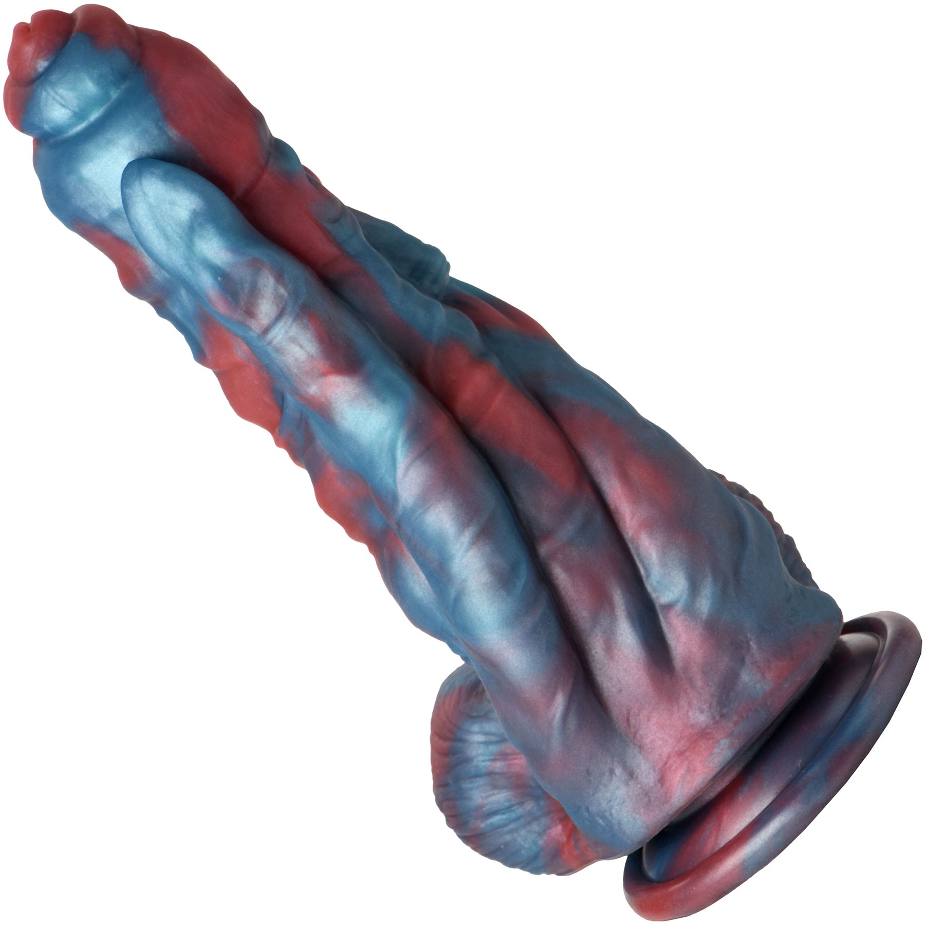 Hydra X 8" Vibrating Silicone Suction Cup Dildo With Remote By Creature Cocks
