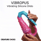 Vibropus Vibrating Rechargeable Silicone Anal Dildo With Remote By Creature Cocks - In Motion