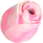 Bloomgasm The Rose Pressure Wave Stimulator Lover's Gift Box - Pink With White Swirls