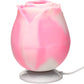 Bloomgasm The Rose Pressure Wave Stimulator Lover's Gift Box - Pink With White Swirls