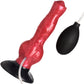 Hell Hound 7.8" Squirting Silicone Suction Cup Dildo By Creature Cocks