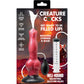 Hell Hound 7.8" Squirting Silicone Suction Cup Dildo By Creature Cocks
