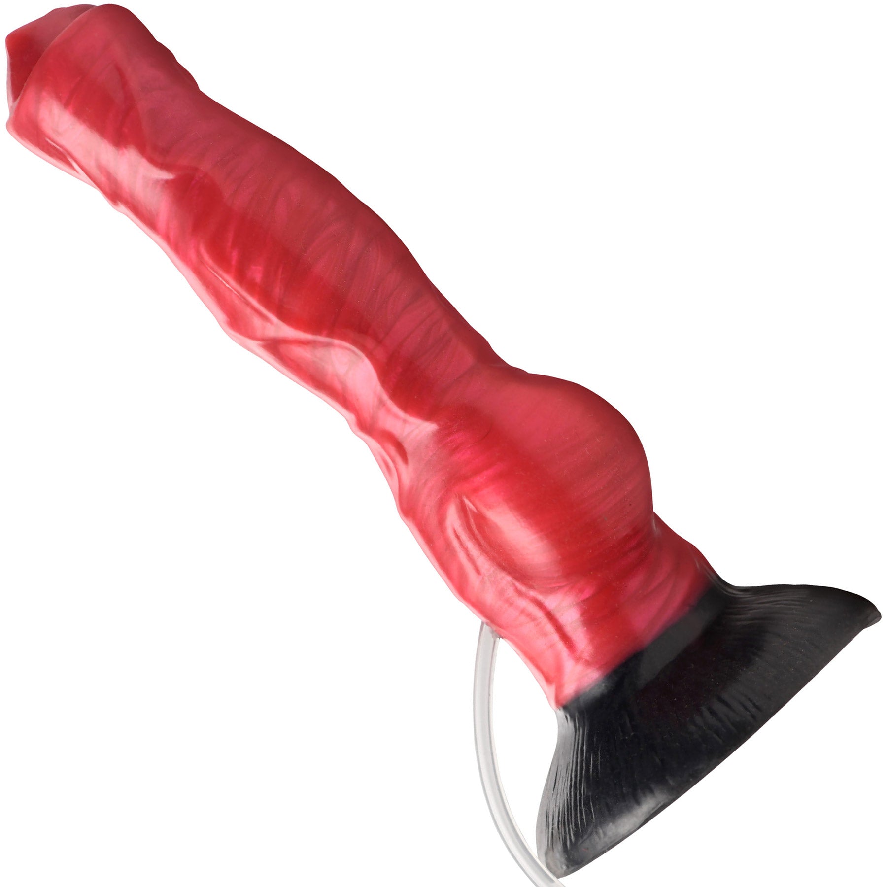 Hell Hound 7.8" Squirting Silicone Suction Cup Dildo By Creature Cocks