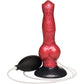 Hell Hound 7.8" Squirting Silicone Suction Cup Dildo By Creature Cocks