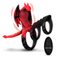 Dragon Flight Vibrating Silicone Cock Ring With Remote By Creature Cocks