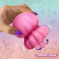 Creature Cuties Glow Jelly Licking & Vibrating Rechargeable Silicone Stimulator