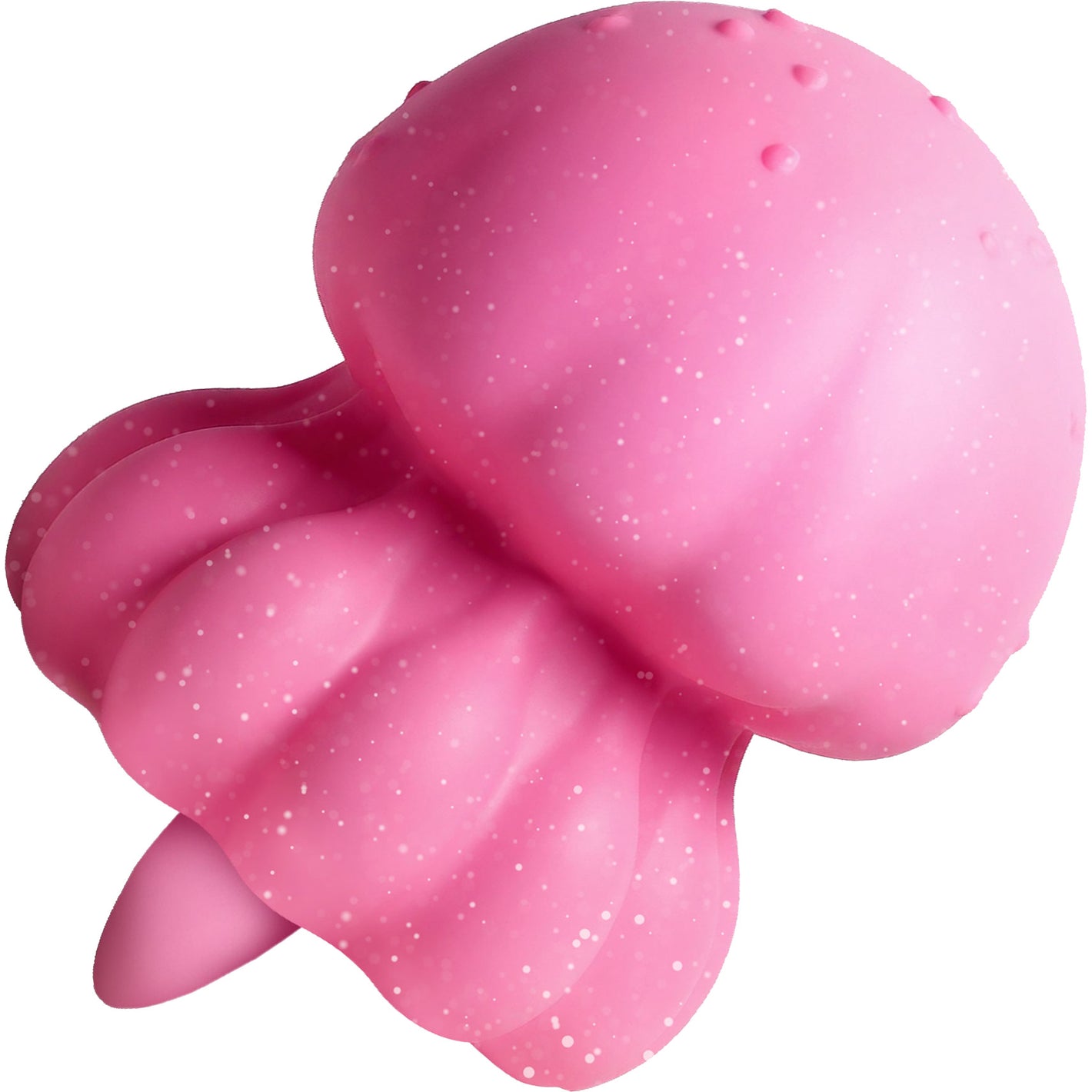 Creature Cuties Glow Jelly Licking & Vibrating Rechargeable Silicone Stimulator