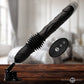 Master Series Double Pounder Silicone Vibrating Thrusting Dildo With Remote