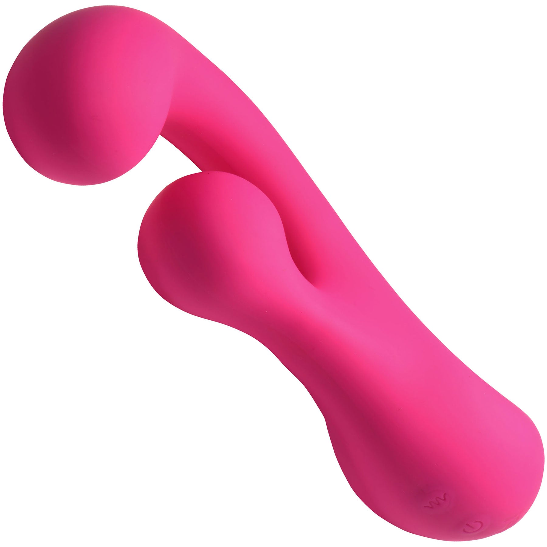 BANG! Gyro Rabbit Rechargeable Silicone Dual Stimulation Vibrator - Pink