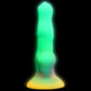 Astro Cock 8" Vibrating Glow-in-the-Dark Silicone Suction Cup Dildo With Remote By Creature Cocks
