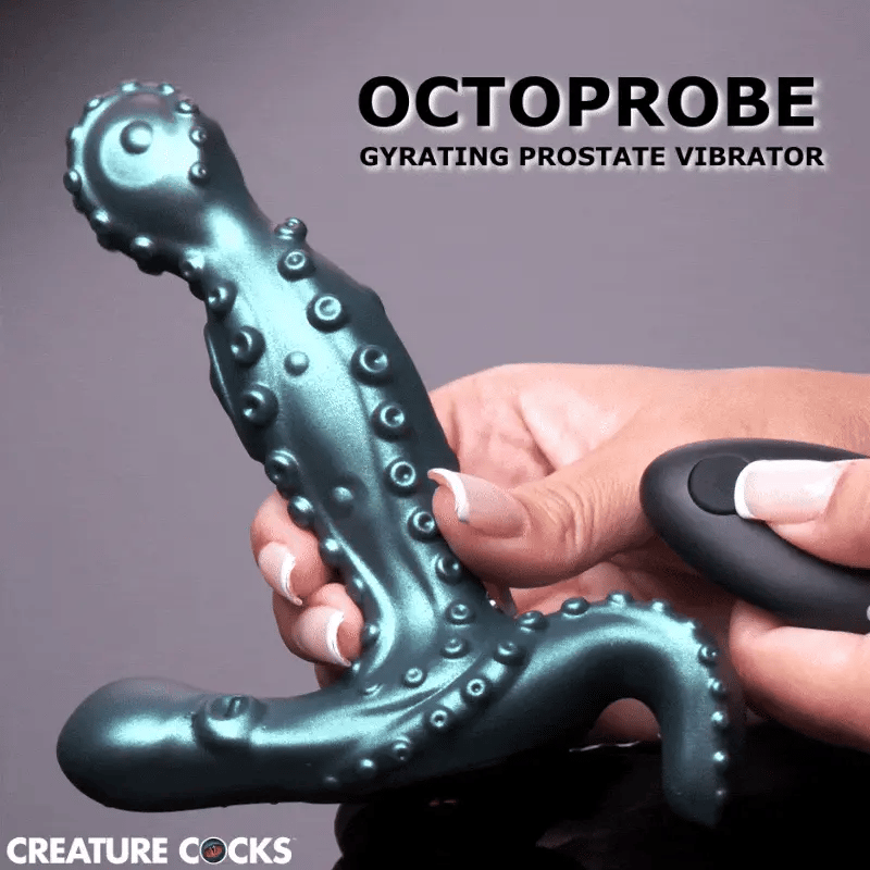 Octoprobe Gyrating Prostate Vibrator With Remote By Creature Cocks Octoprobe Gyrating Prostate Vibrator With Remote By Creature Cocks