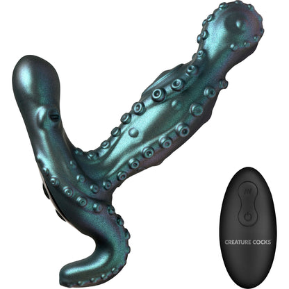 Octoprobe Gyrating Silicone Prostate Vibrator With Remote By Creature Cocks