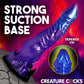 Diabolos 9" Thrusting & Vibrating Silicone Suction Cup Dildo With Remote By Creature Cocks