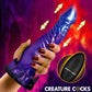 Diabolos 9" Thrusting & Vibrating Silicone Suction Cup Dildo With Remote By Creature Cocks