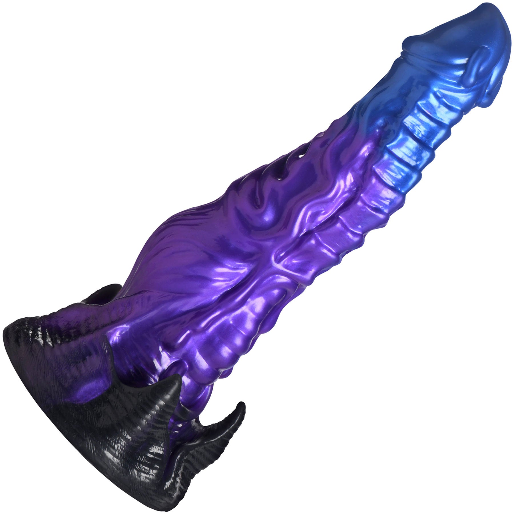 Diabolos 9" Thrusting & Vibrating Silicone Suction Cup Dildo With Remote By Creature Cocks