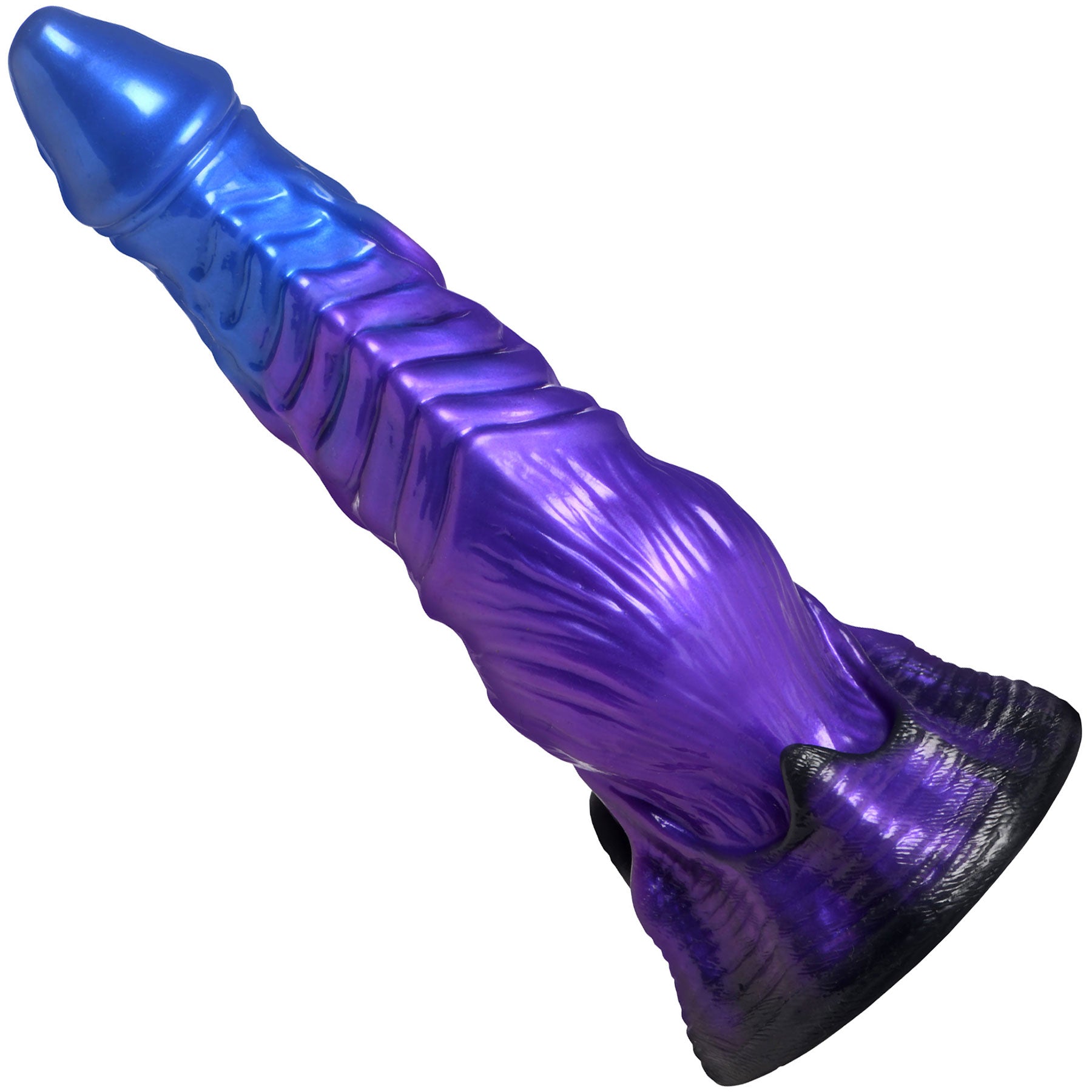 Diabolos 9" Thrusting & Vibrating Silicone Suction Cup Dildo With Remote By Creature Cocks