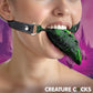 Dragon's Lick Vibrating Silicone Oral Enhancer With Harness By Creature Cocks