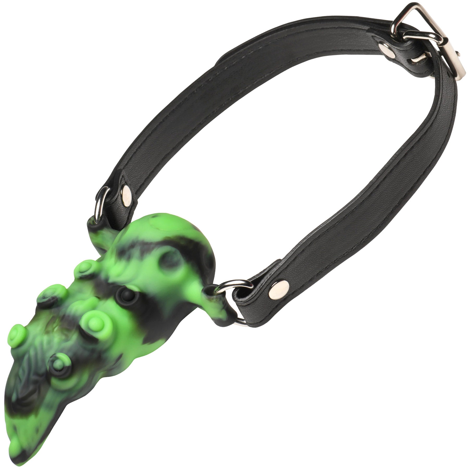 Dragon's Lick Vibrating Silicone Oral Enhancer With Harness By Creature Cocks