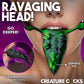 Dragon's Lick Vibrating Silicone Oral Enhancer With Harness By Creature Cocks