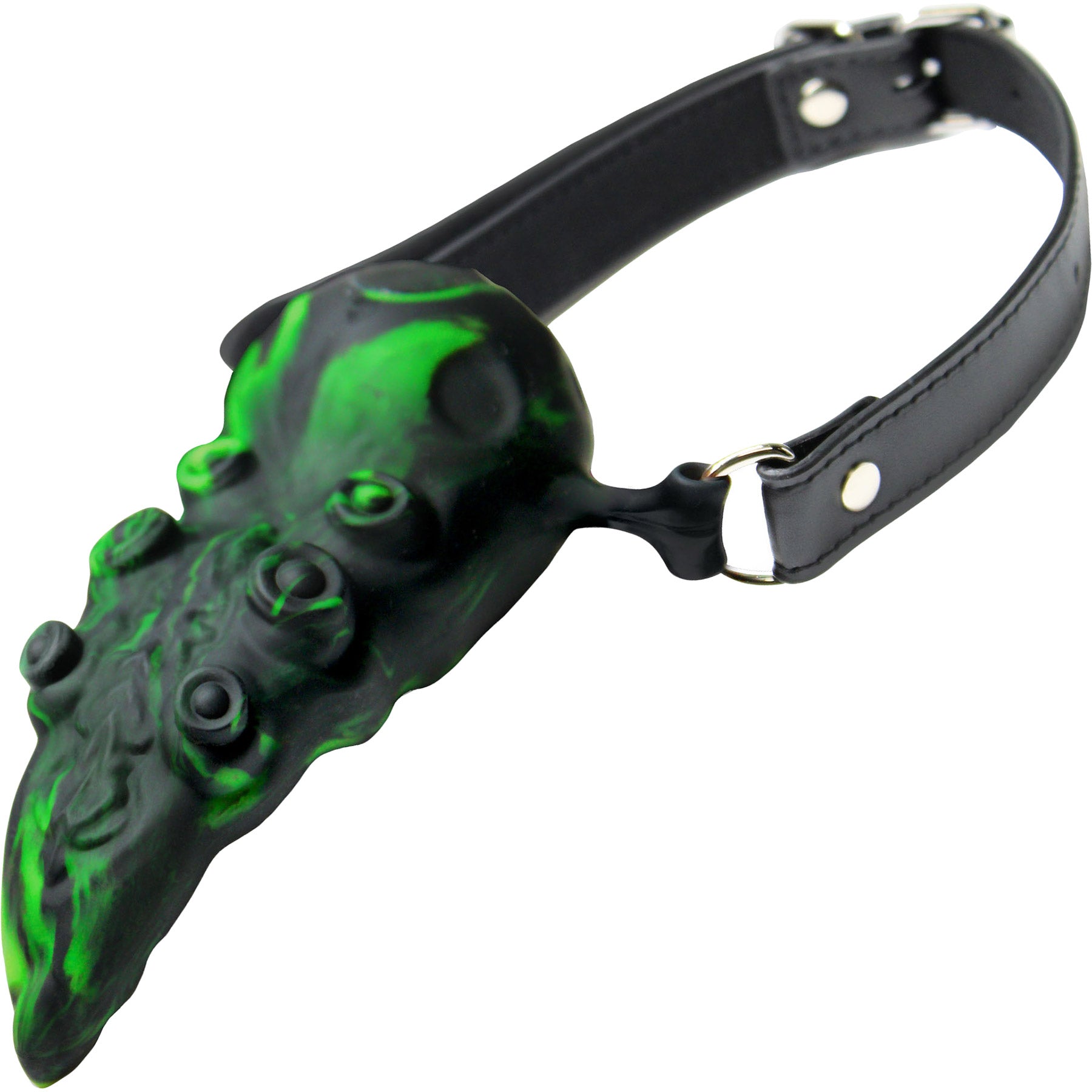 Dragon's Lick Vibrating Silicone Oral Enhancer With Harness By Creature Cocks