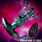 Octo-Squirm Vibrating & Squirming Silicone Anal Plug With Remote By Creature Cocks