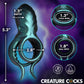 Octo Grip Vibrating Rechargeable Silicone Cock Ring With Remote By Creature Cocks
