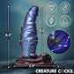 Lord Neptune Vibrating Grinder with Remote Control By Creature Cocks